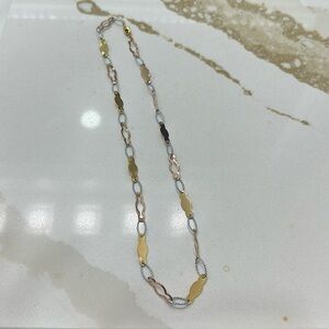 2 Tone necklace for men and women